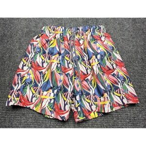 Boardies Apparel Swim Trunks Mens Small Multicolor Tropical Floral Mesh Lined‎
